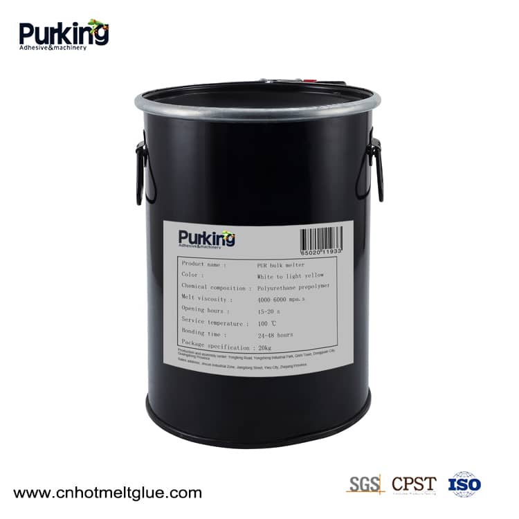 Teknolojia mitambatra reactive mafana miempo adhesive